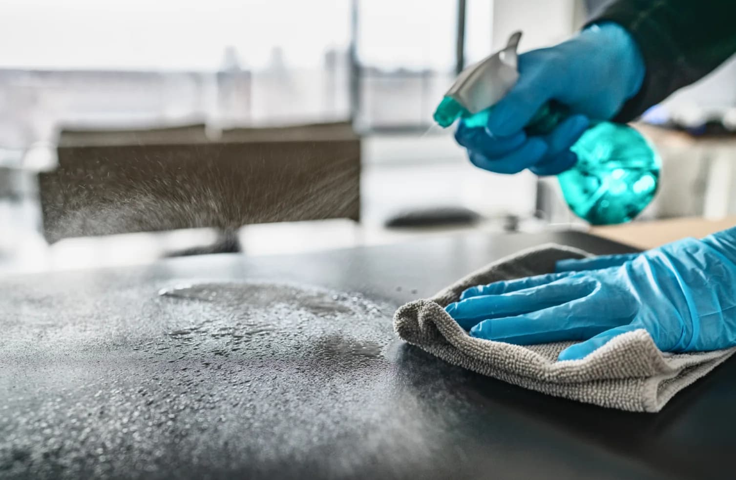 Stone table and furniture cleaning by Fresher Pressure